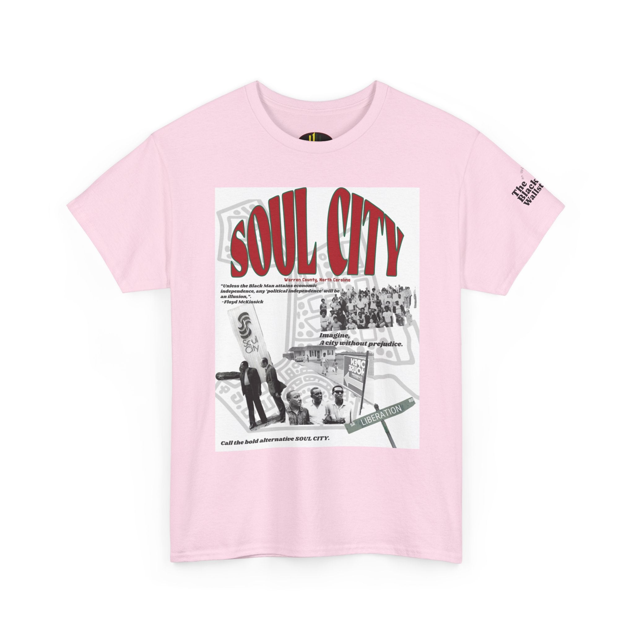 Soul City Tribute Tee | Warren County, North Carolina | Floyd McKissick | The Black Wallstreets Collection