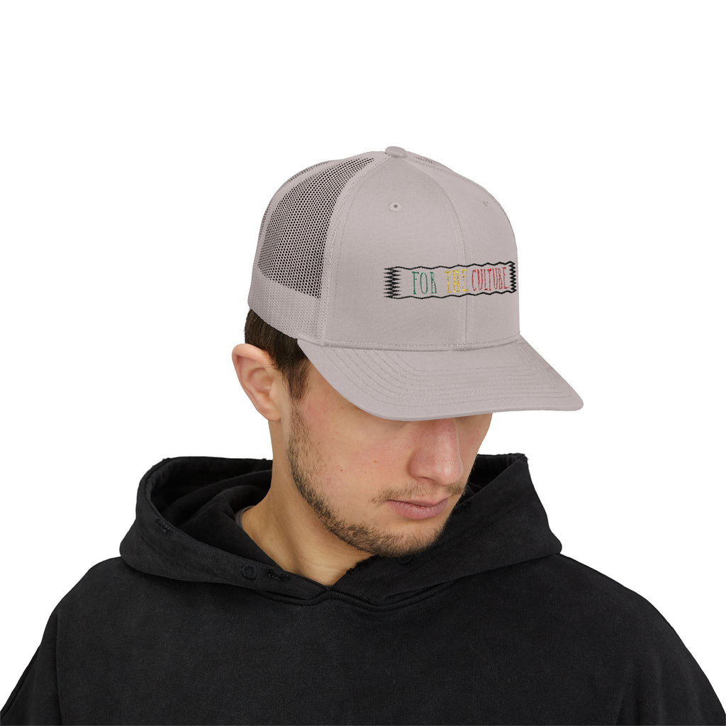 Trucker Cap — 'For The Culture' Embroidered Snapback