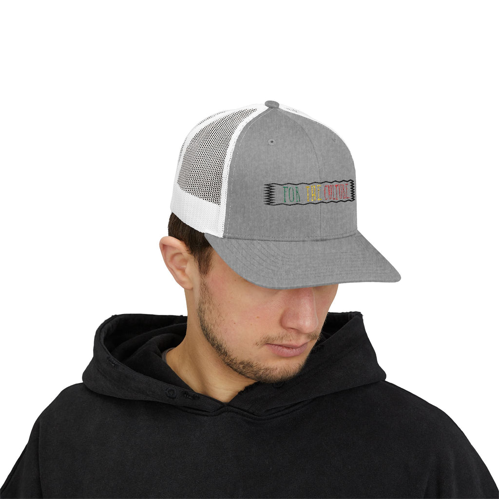 Trucker Cap — 'For The Culture' Embroidered Snapback