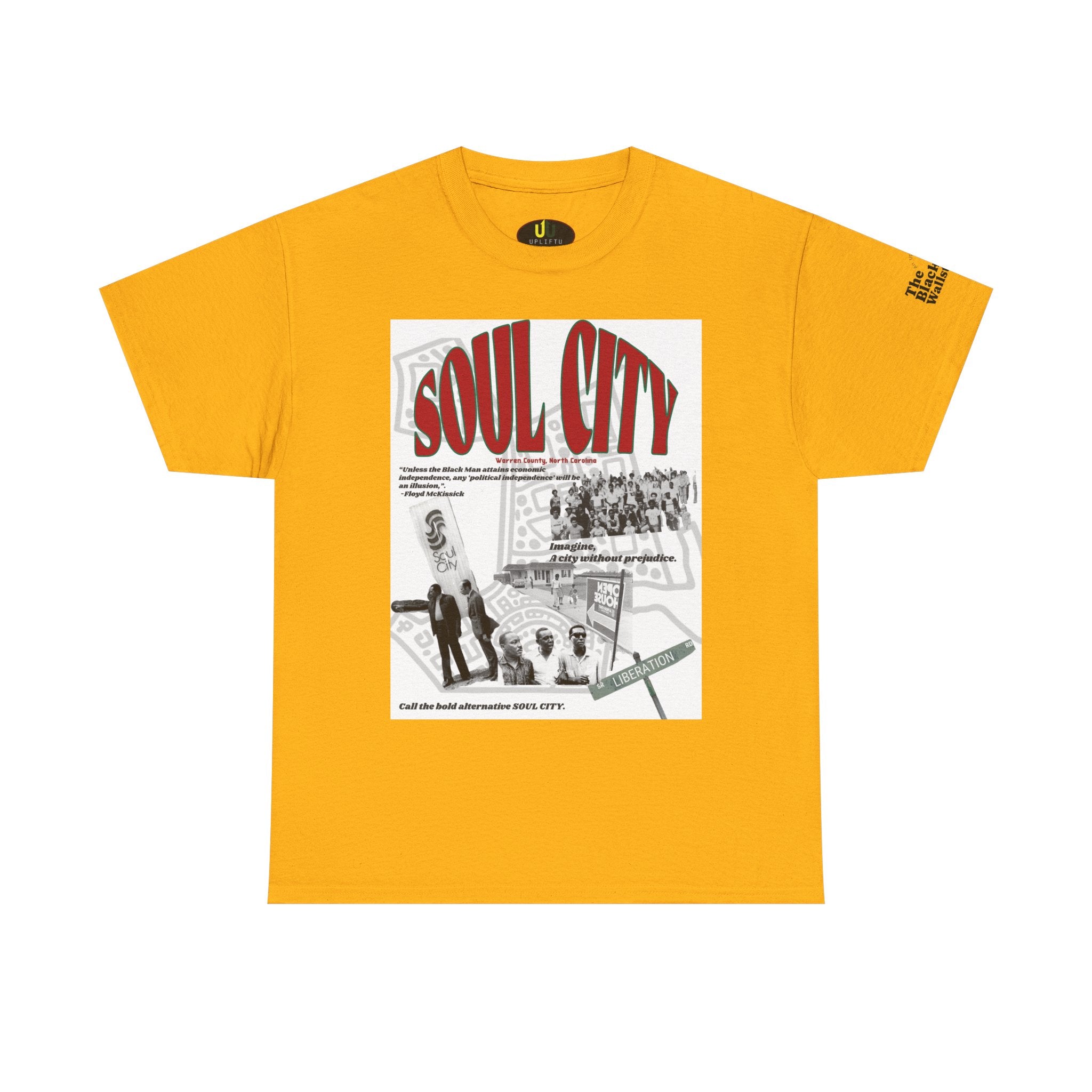 Soul City Tribute Tee | Warren County, North Carolina | Floyd McKissick | The Black Wallstreets Collection