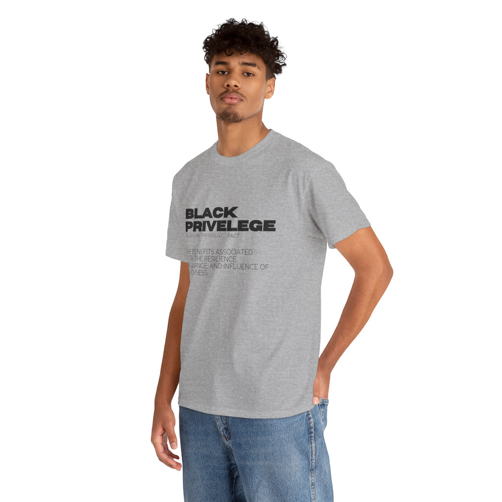 Black Privlege Tee