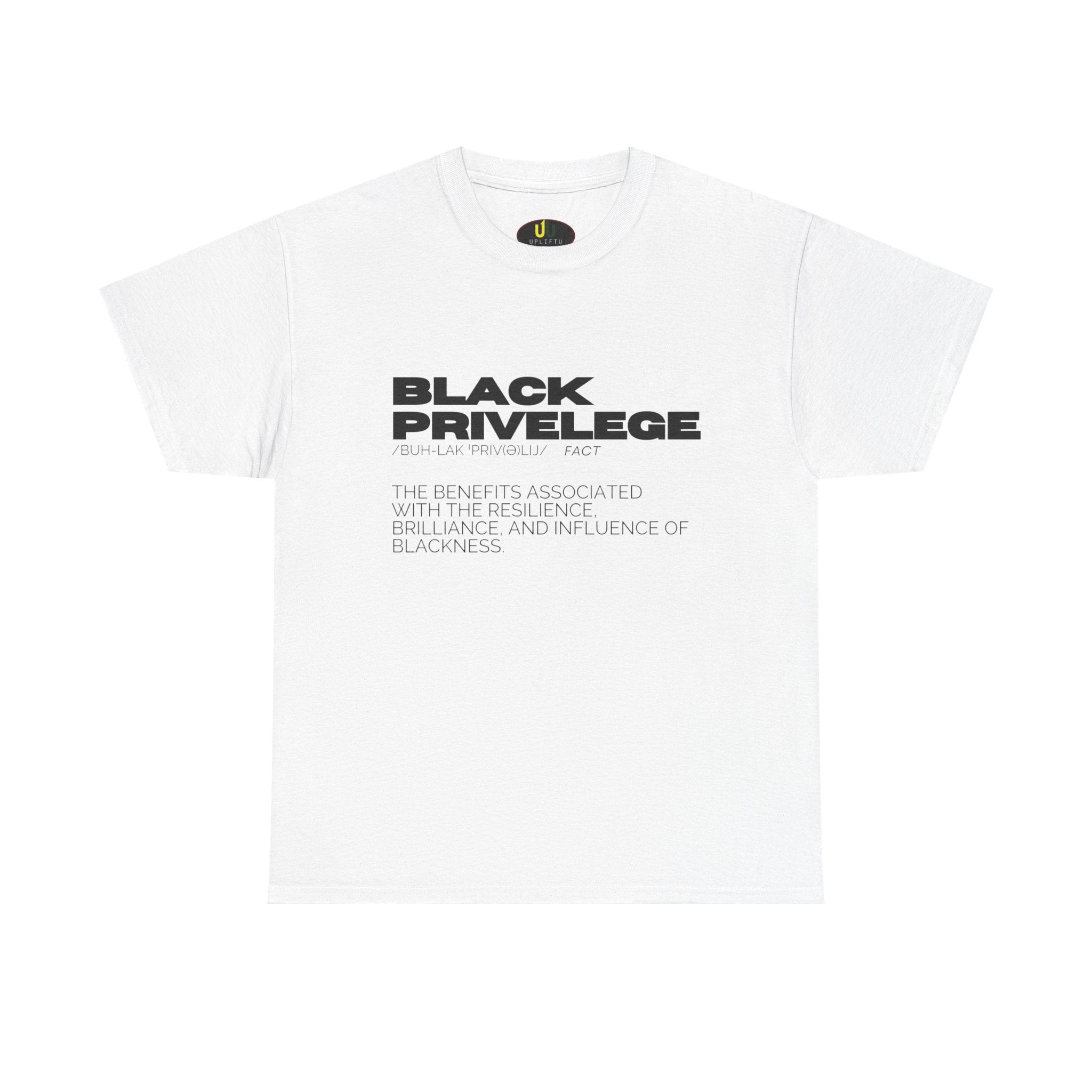 Black Privlege Tee