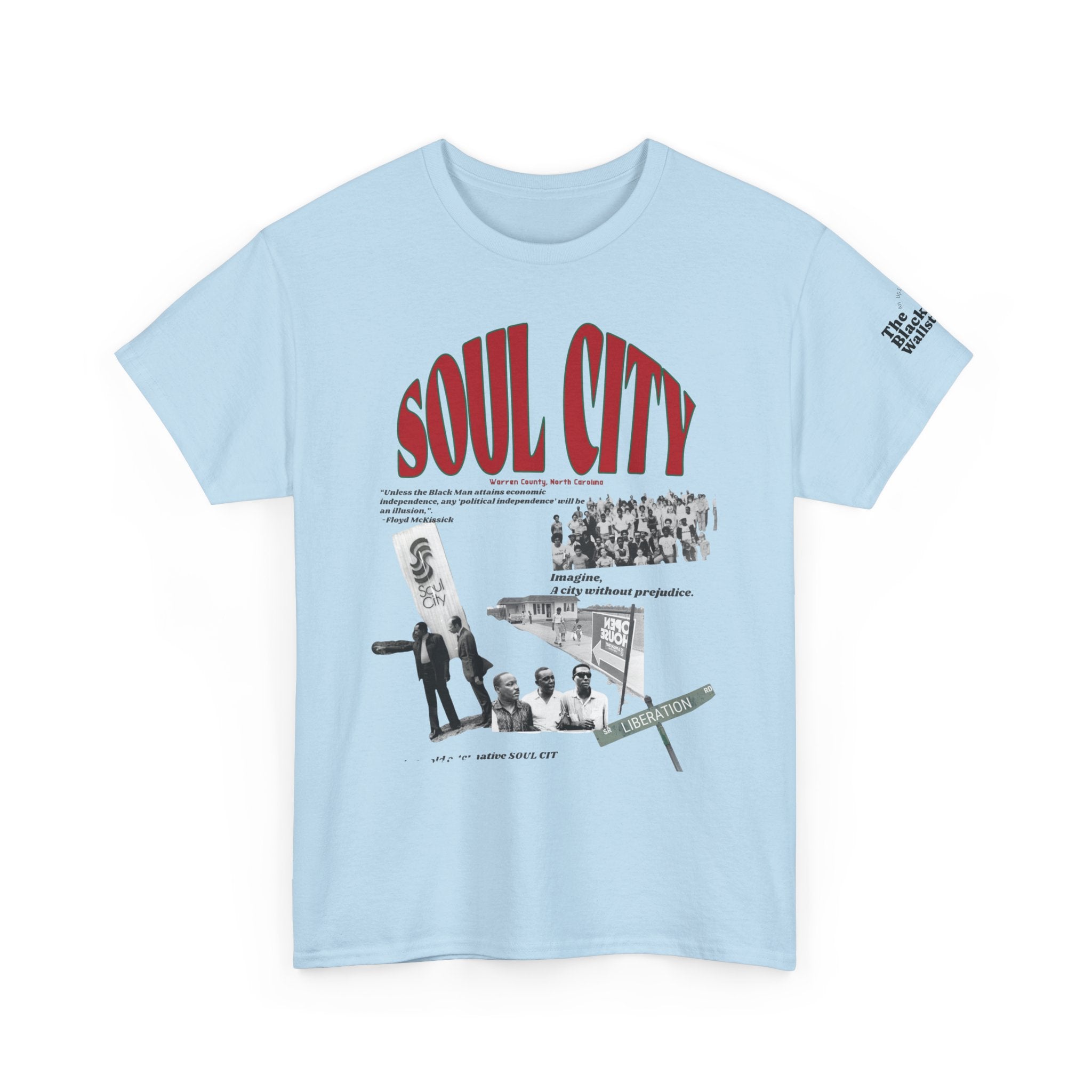 Soul City Tribute Tee | Warren County, North Carolina | Floyd McKissick | The Black Wallstreets Collection