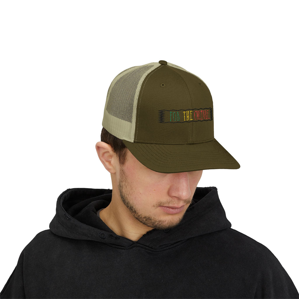 Trucker Cap — 'For The Culture' Embroidered Snapback