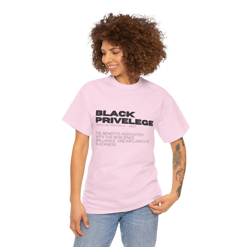 Black Privlege Tee