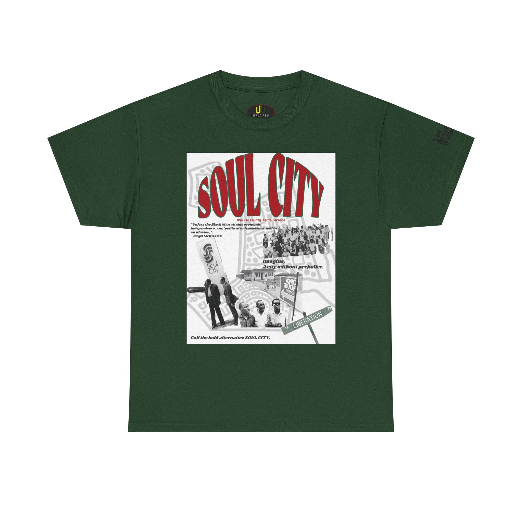 Soul City Tribute Tee | Warren County, North Carolina | Floyd McKissick | The Black Wallstreets Collection