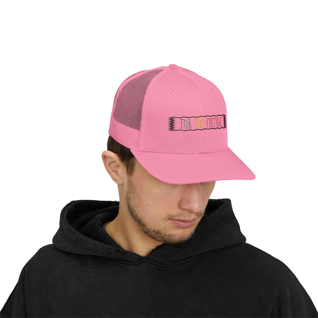 Trucker Cap — 'For The Culture' Embroidered Snapback