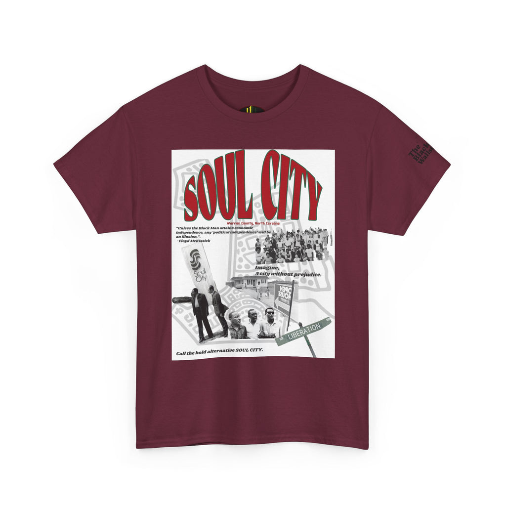 Soul City Tribute Tee | Warren County, North Carolina | Floyd McKissick | The Black Wallstreets Collection