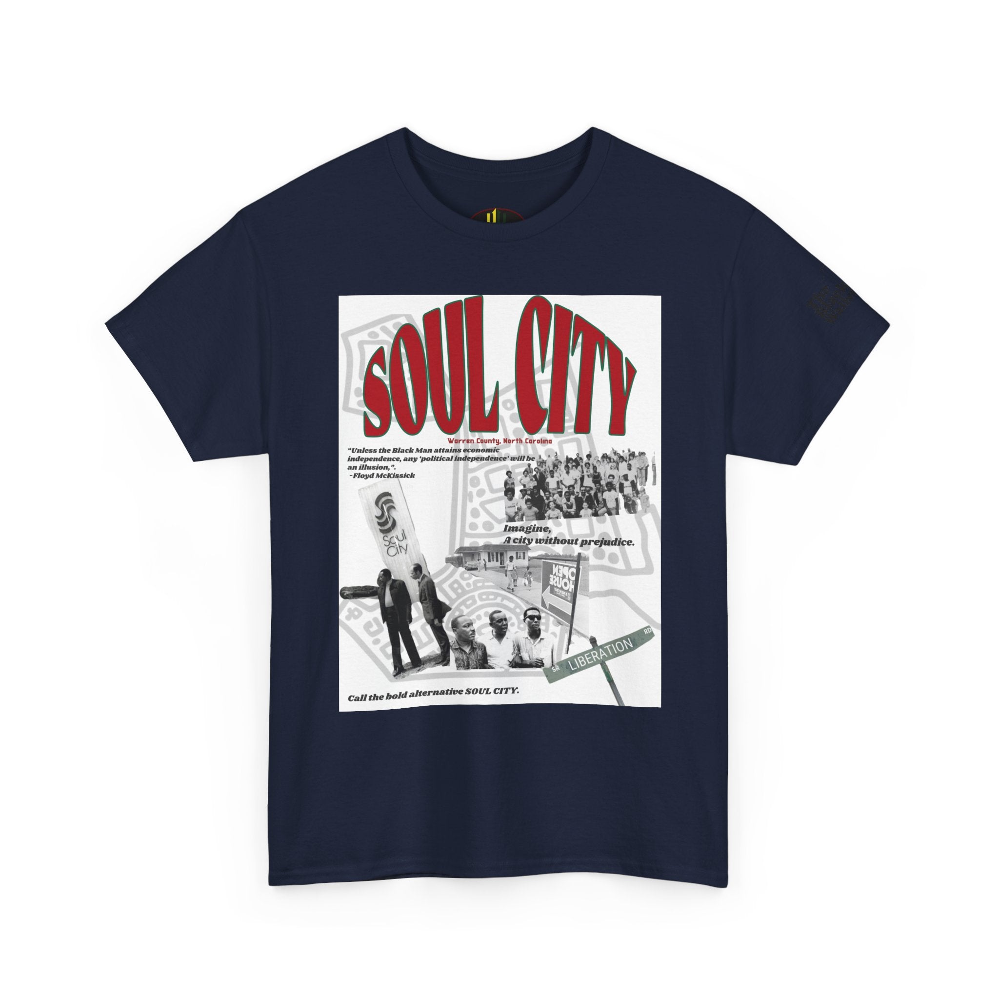 Soul City Tribute Tee | Warren County, North Carolina | Floyd McKissick | The Black Wallstreets Collection