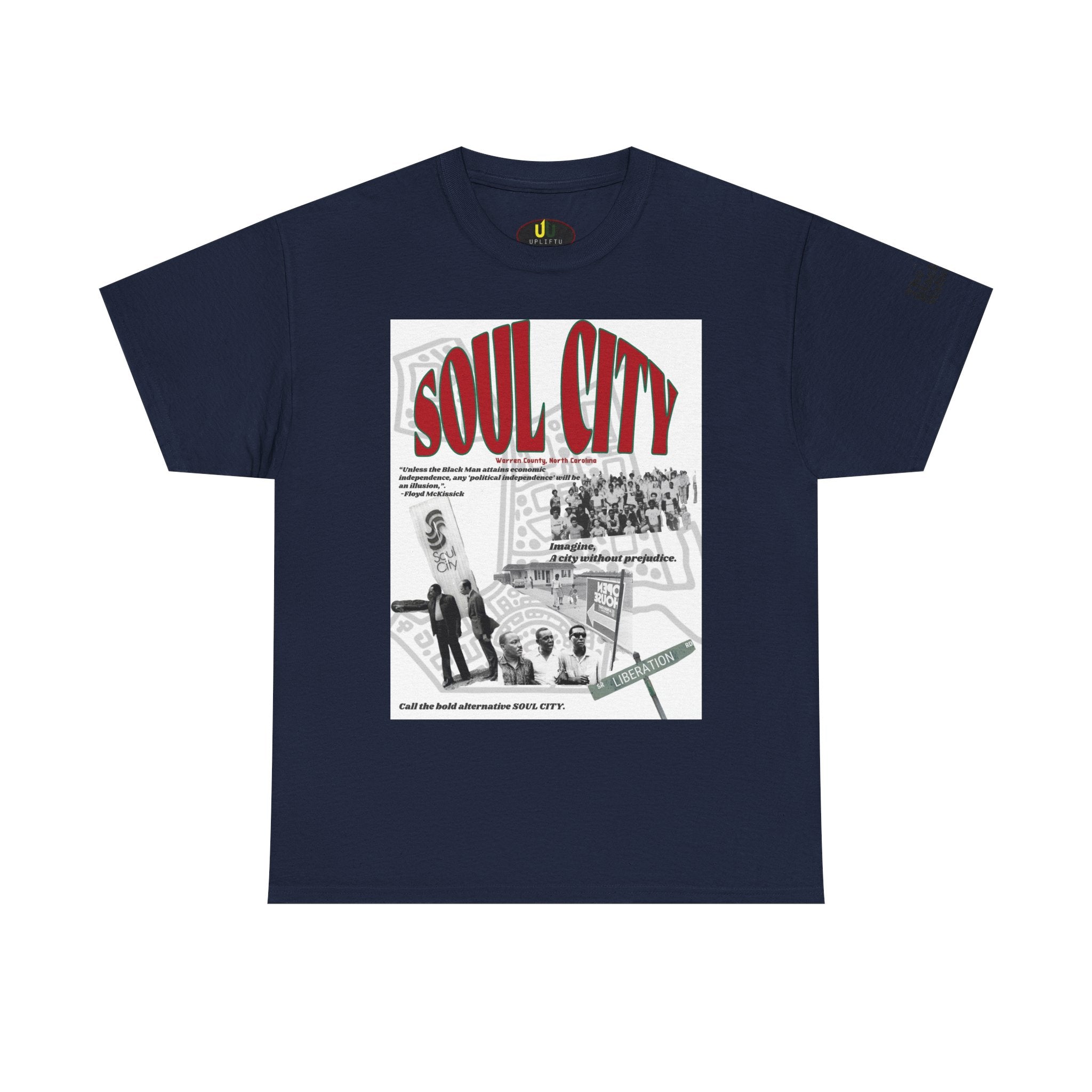Soul City Tribute Tee | Warren County, North Carolina | Floyd McKissick | The Black Wallstreets Collection