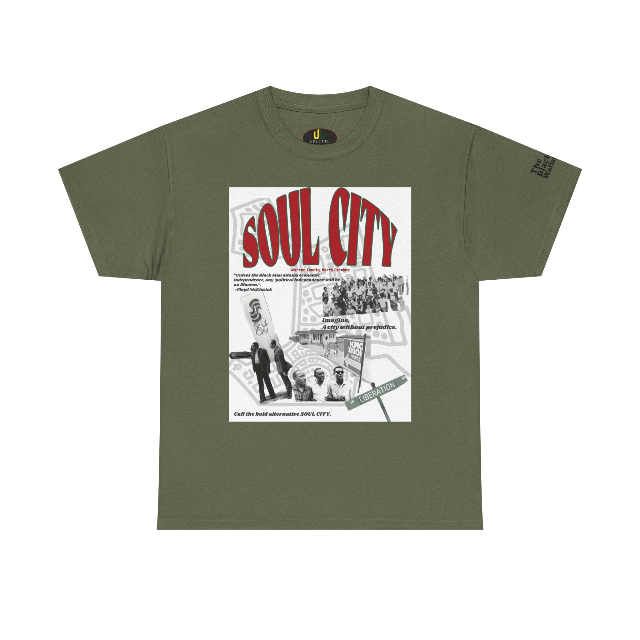 Soul City Tribute Tee | Warren County, North Carolina | Floyd McKissick | The Black Wallstreets Collection