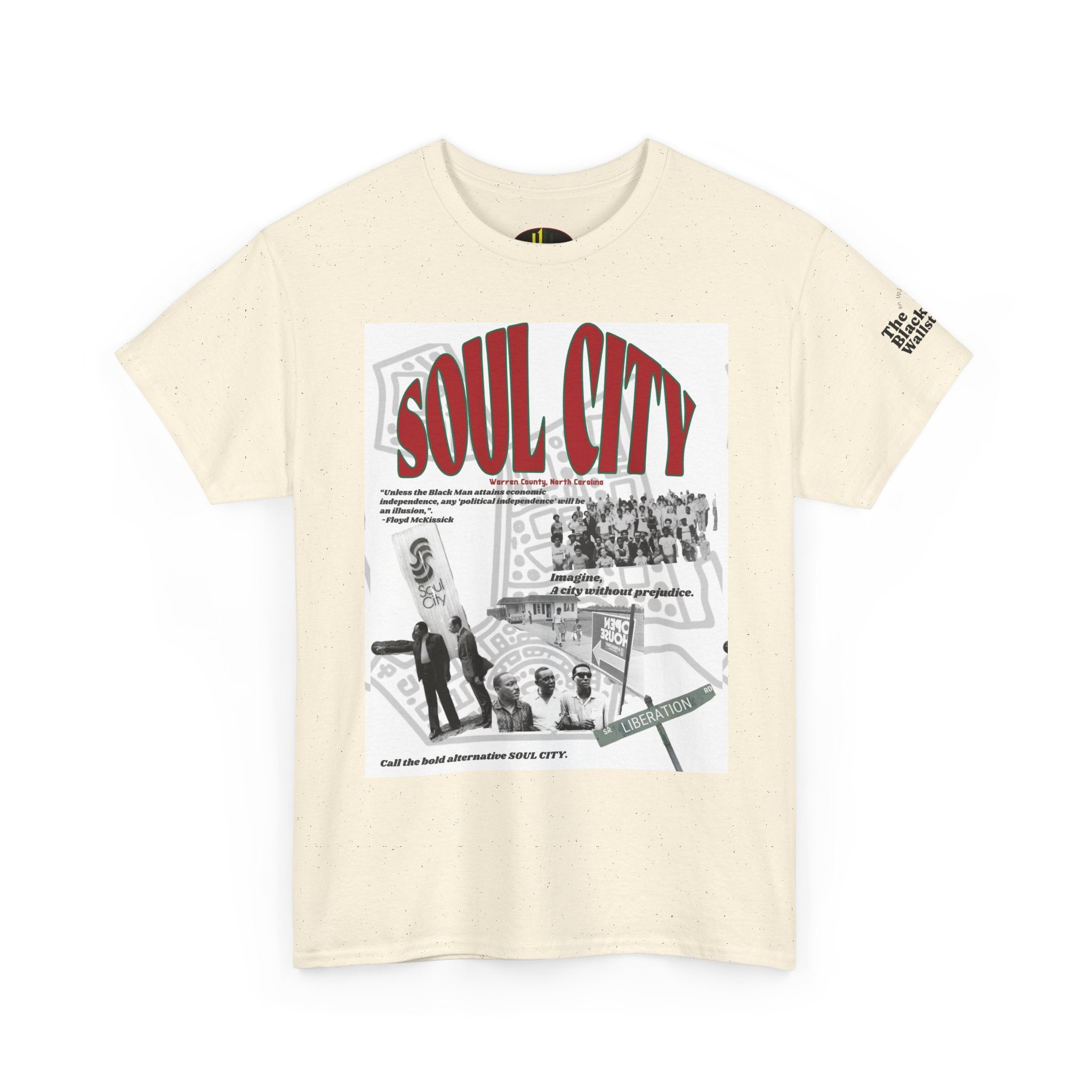 Soul City Tribute Tee | Warren County, North Carolina | Floyd McKissick | The Black Wallstreets Collection