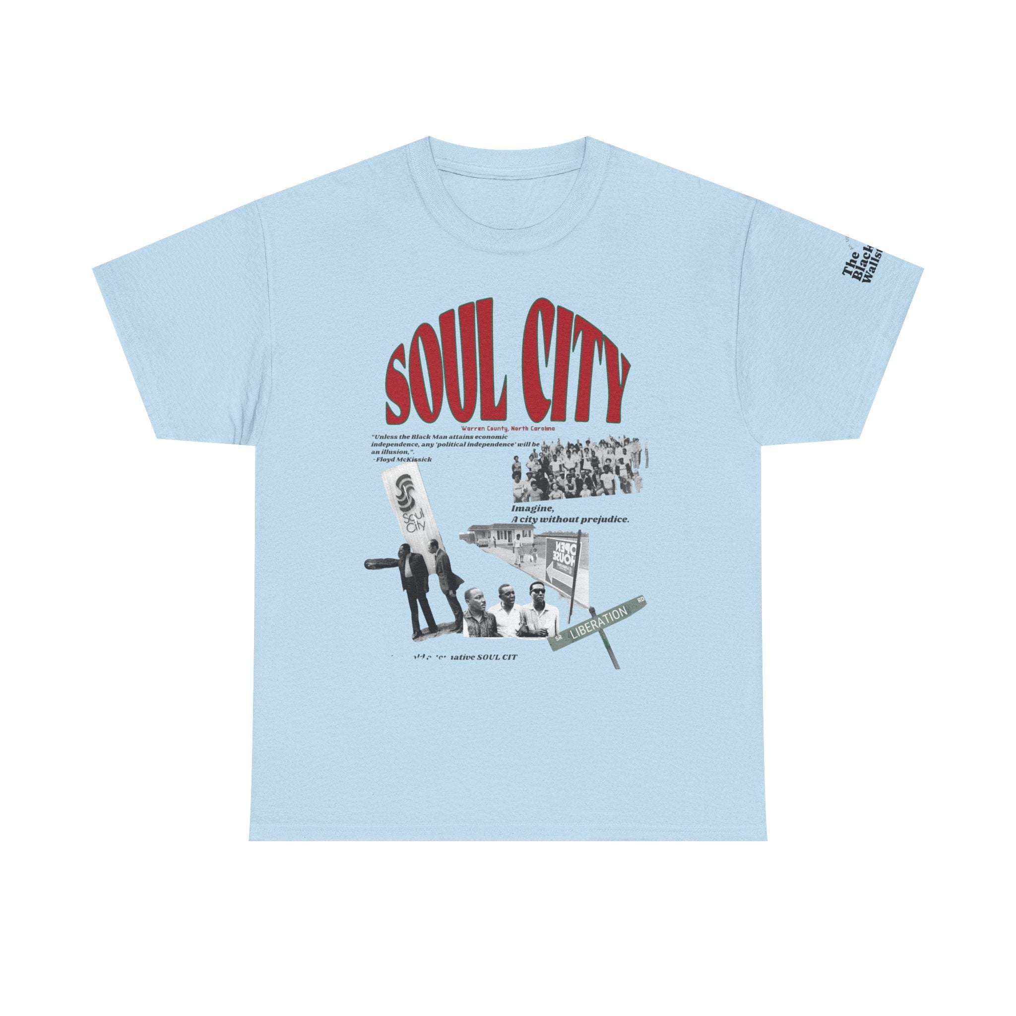 Soul City Tribute Tee | Warren County, North Carolina | Floyd McKissick | The Black Wallstreets Collection