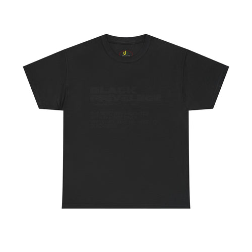 Black Privlege Tee