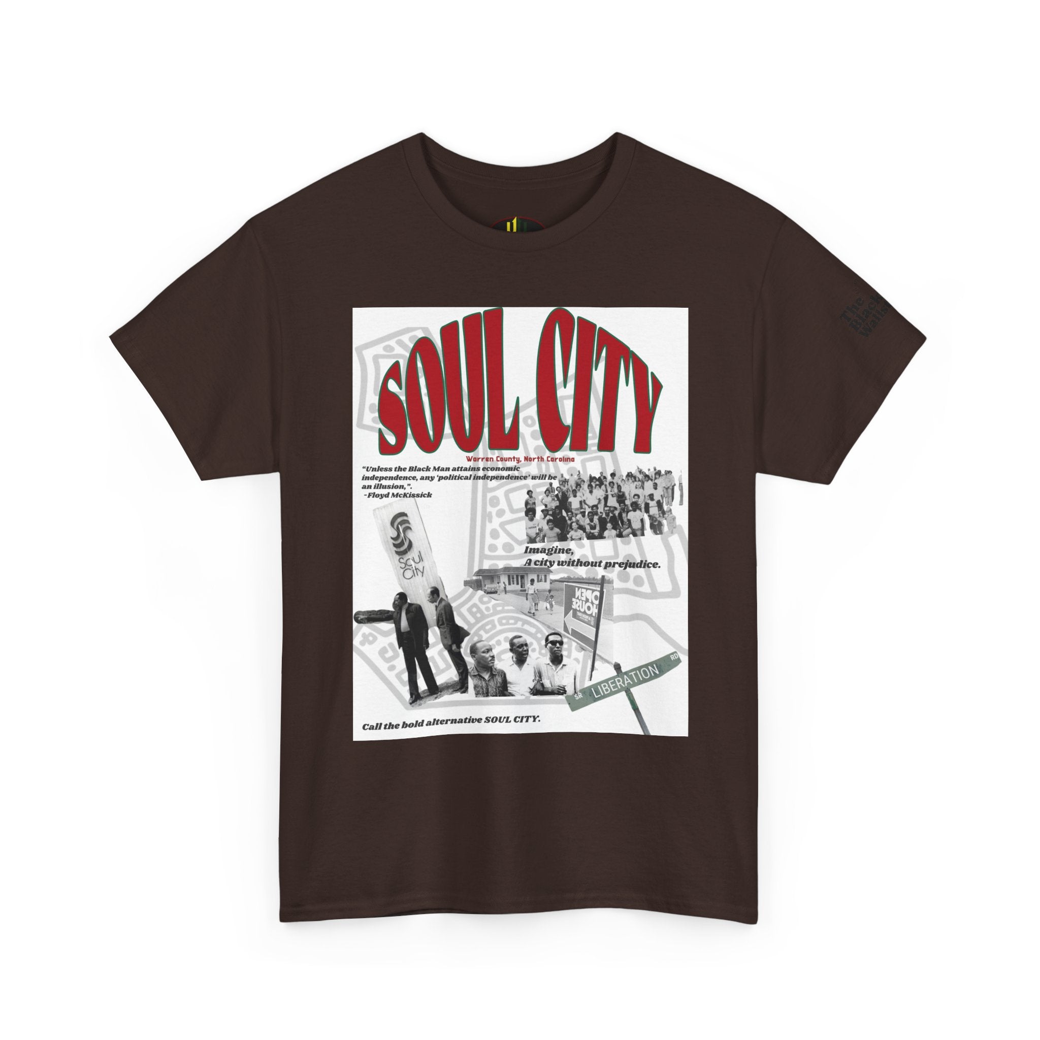 Soul City Tribute Tee | Warren County, North Carolina | Floyd McKissick | The Black Wallstreets Collection