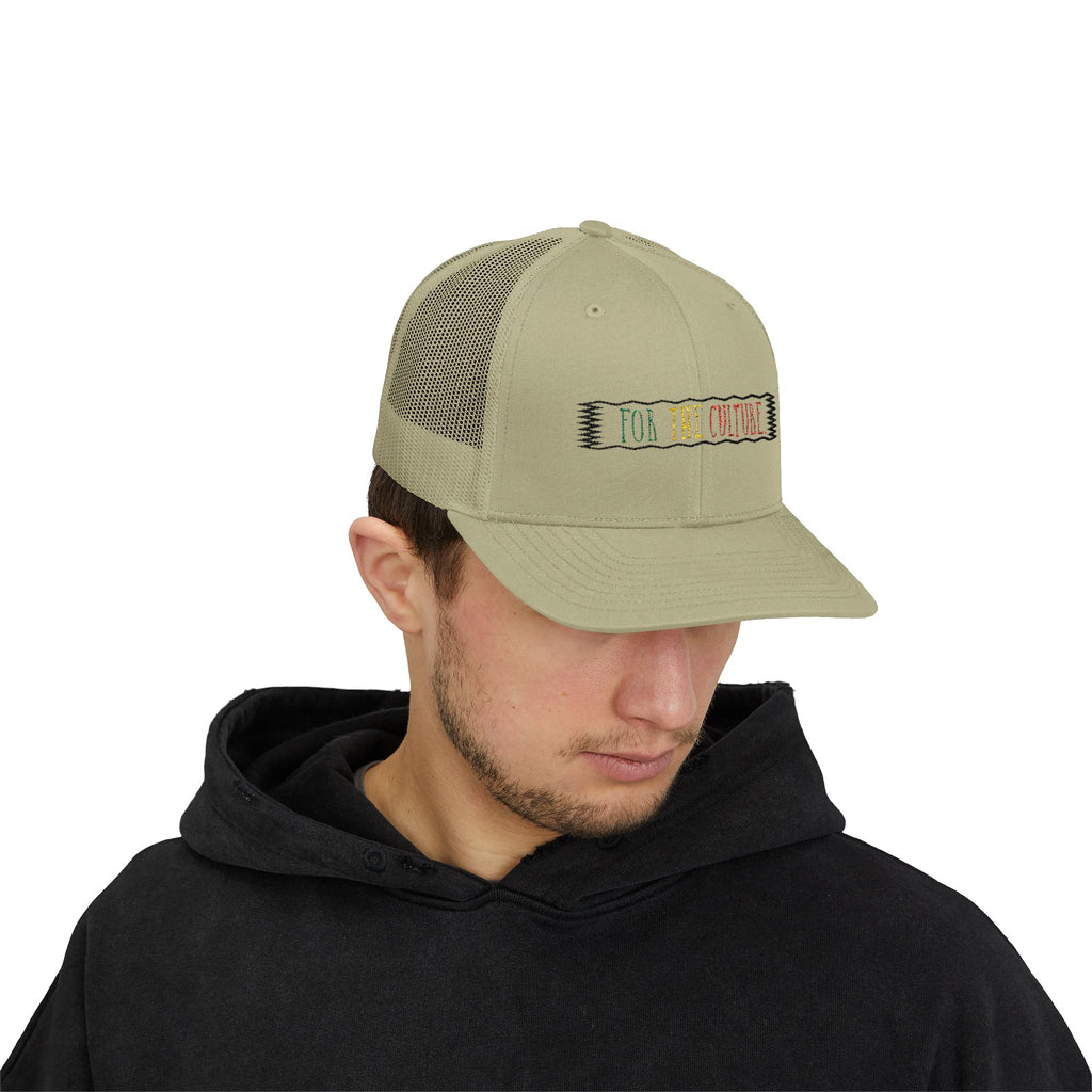 Trucker Cap — 'For The Culture' Embroidered Snapback