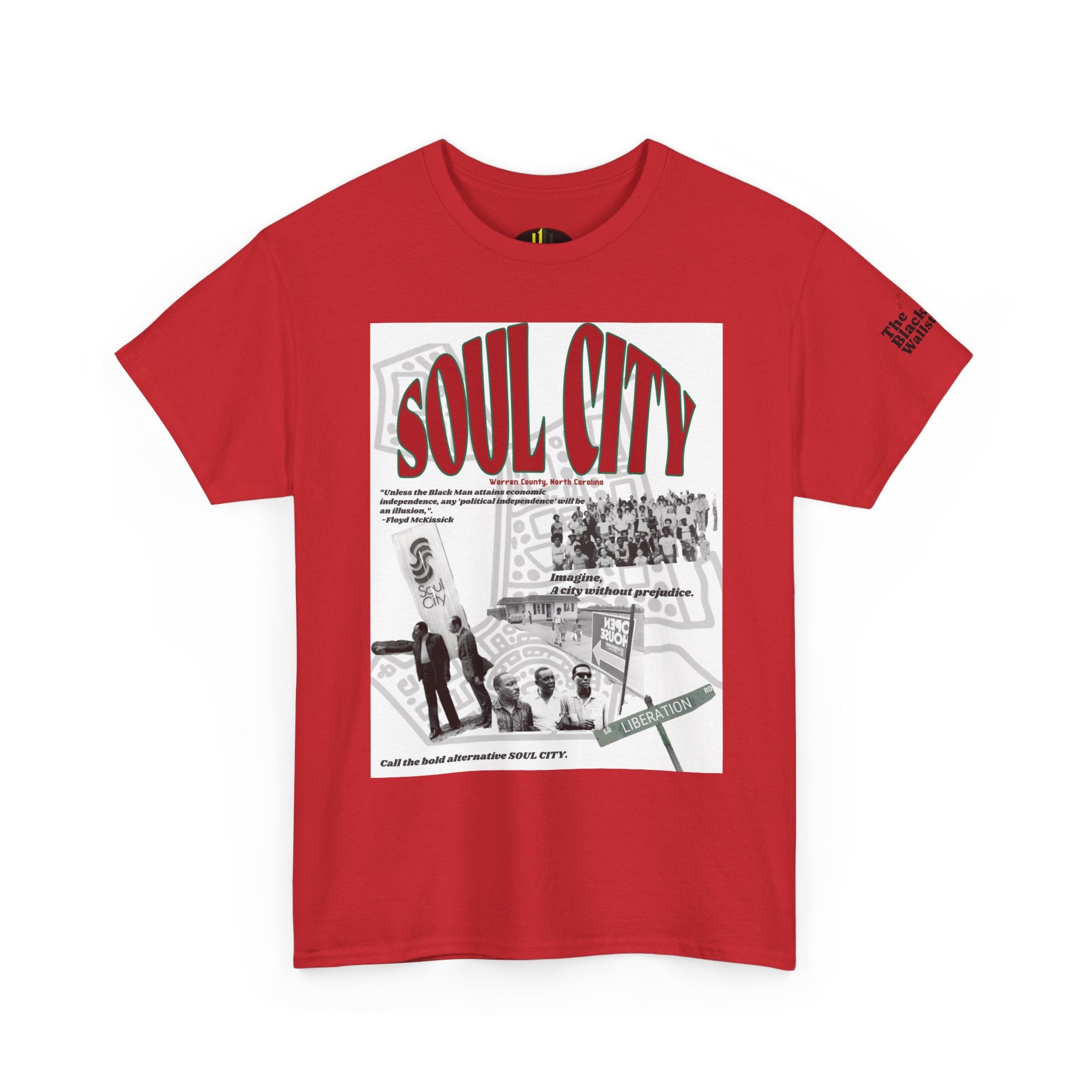 Soul City Tribute Tee | Warren County, North Carolina | Floyd McKissick | The Black Wallstreets Collection