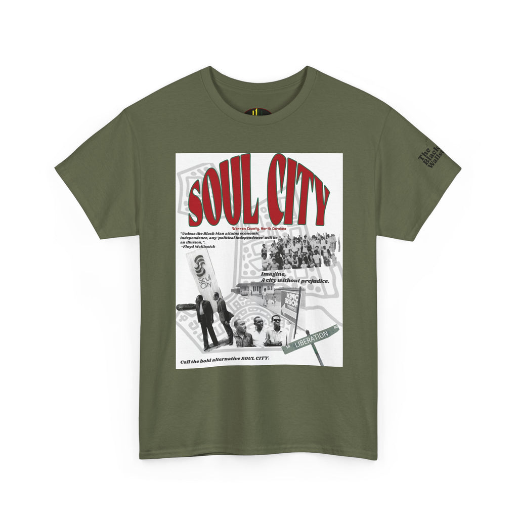 Soul City Tribute Tee | Warren County, North Carolina | Floyd McKissick | The Black Wallstreets Collection