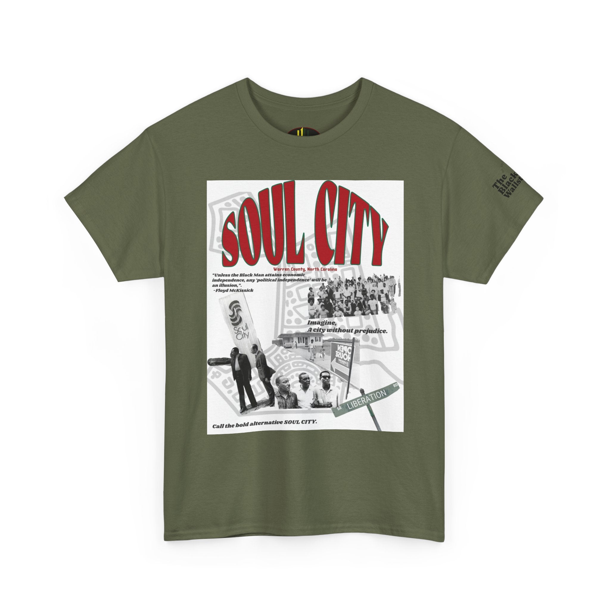 Soul City Tribute Tee | Warren County, North Carolina | Floyd McKissick | The Black Wallstreets Collection