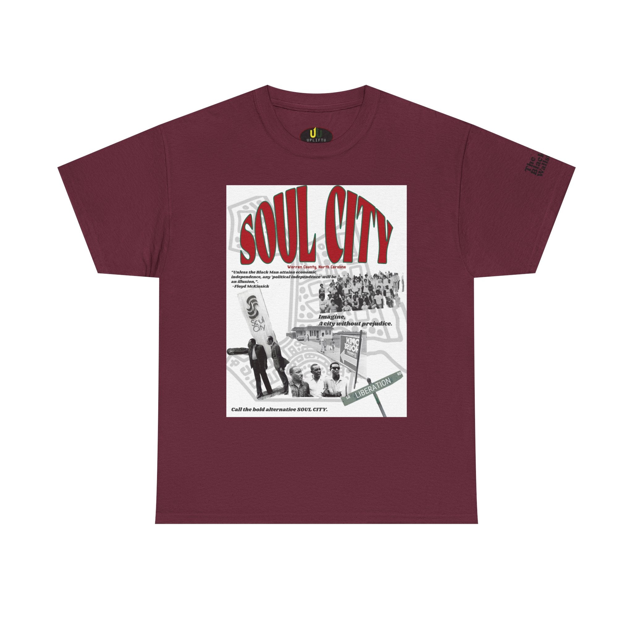 Soul City Tribute Tee | Warren County, North Carolina | Floyd McKissick | The Black Wallstreets Collection